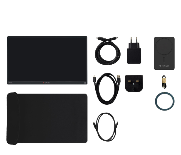 Verbatim 14 FHD Touch Monitor LIGHT + Power Bank - 1455707 - zdjęcie 5